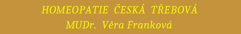 logo: homeopatie Česká Třebová - MUDr. Franková